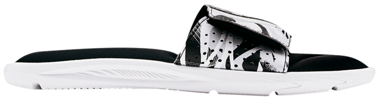 Under Armour Ignite 6 Graphic Strap Slide White Black