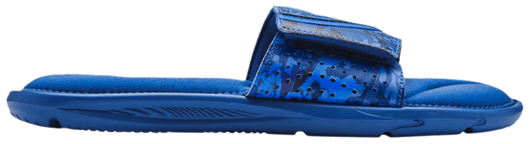 Under Armour Ignite 6 Graphic Strap Slide Blue Reef Camo