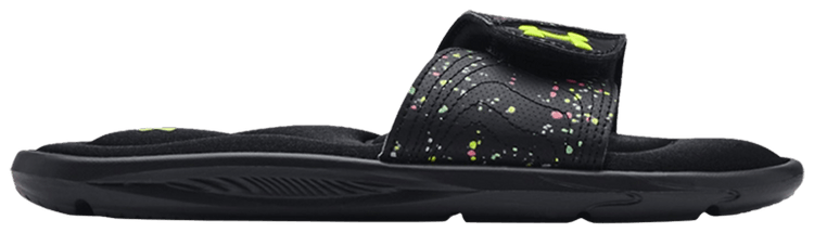 Under Armour Ignite 6 Graphic Strap Slide GS Black Speckled