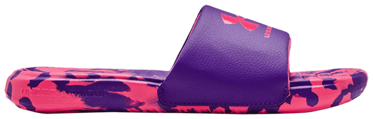 Under Armour Ansa Regrind Slide GS Purple Zest Camo