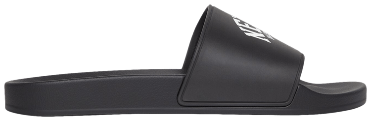 Balenciaga Pool Slides Cities New York   Black