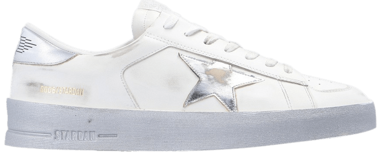 ★Golden Goose★ Stardan Sneakers White Silver GWF00128F0021 Buy Golden Goose Wmns Stardan 'White Silver' - GWF00128