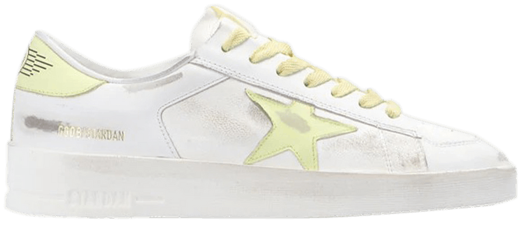 Golden Goose Wmns Stardan White Lemon