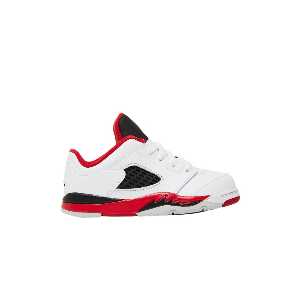 AIR JORDAN Pre-owned 5 Retro Low Td 'fire Red' | White | Infant Size 10