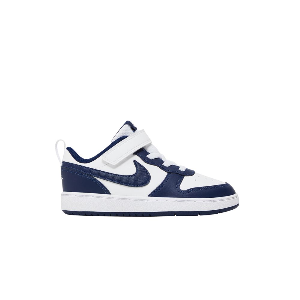 Pre-owned Nike Court Borough Low 2 Td 'white Signal Blue' | Infant Size 7