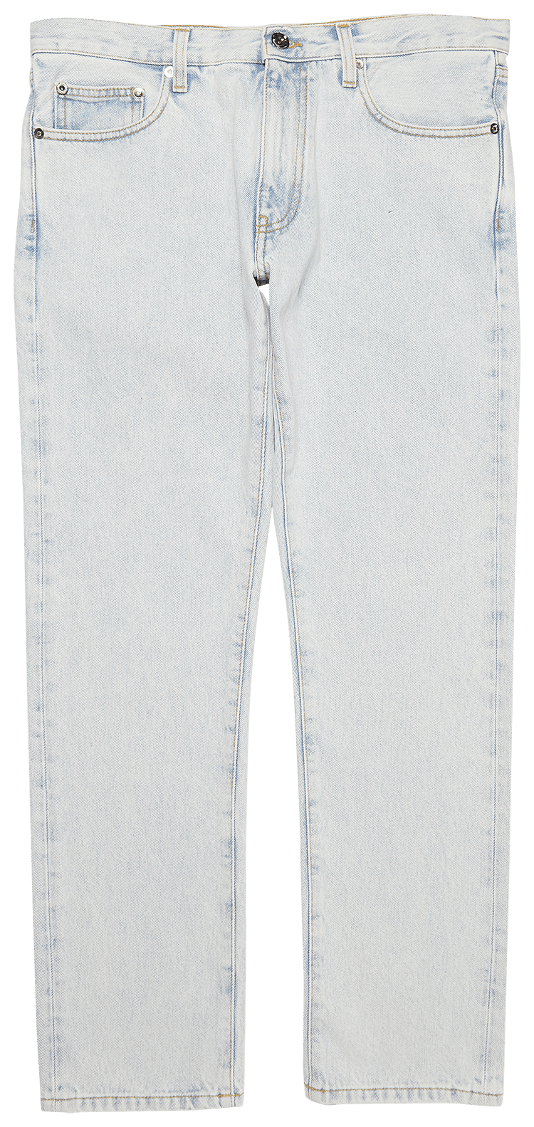 ボトムスその他 Off-White White denim jeans Joe's Mid Rise Straight Leg Cropped Denim Jeans White