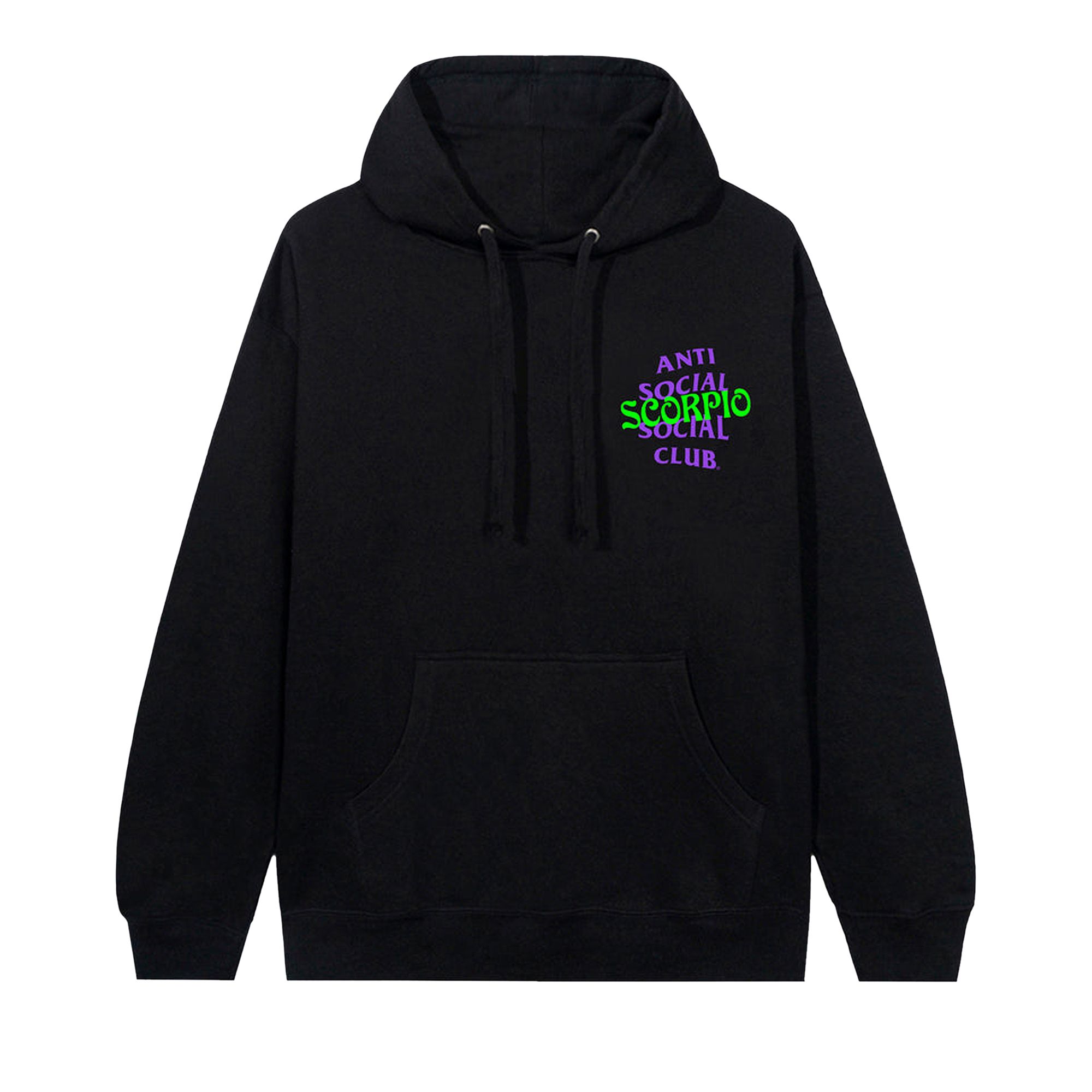 Anti Social Social Club Scorpio Hoodie 'Black' | Men's Size 2XL