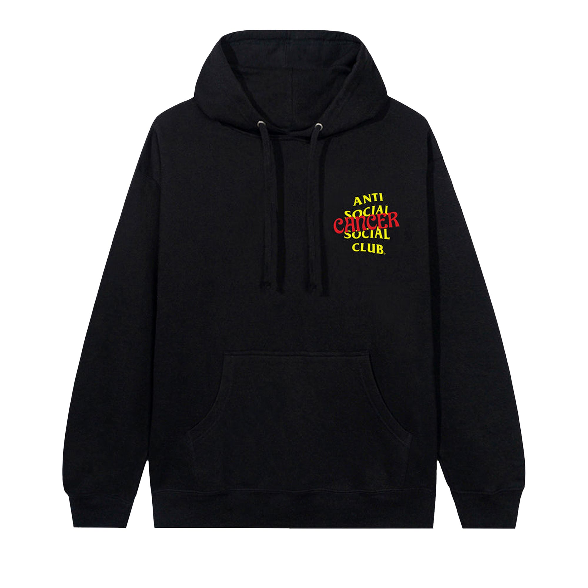 Anti Social Social Club Cancer Hoodie 'Black' | Men's Size S