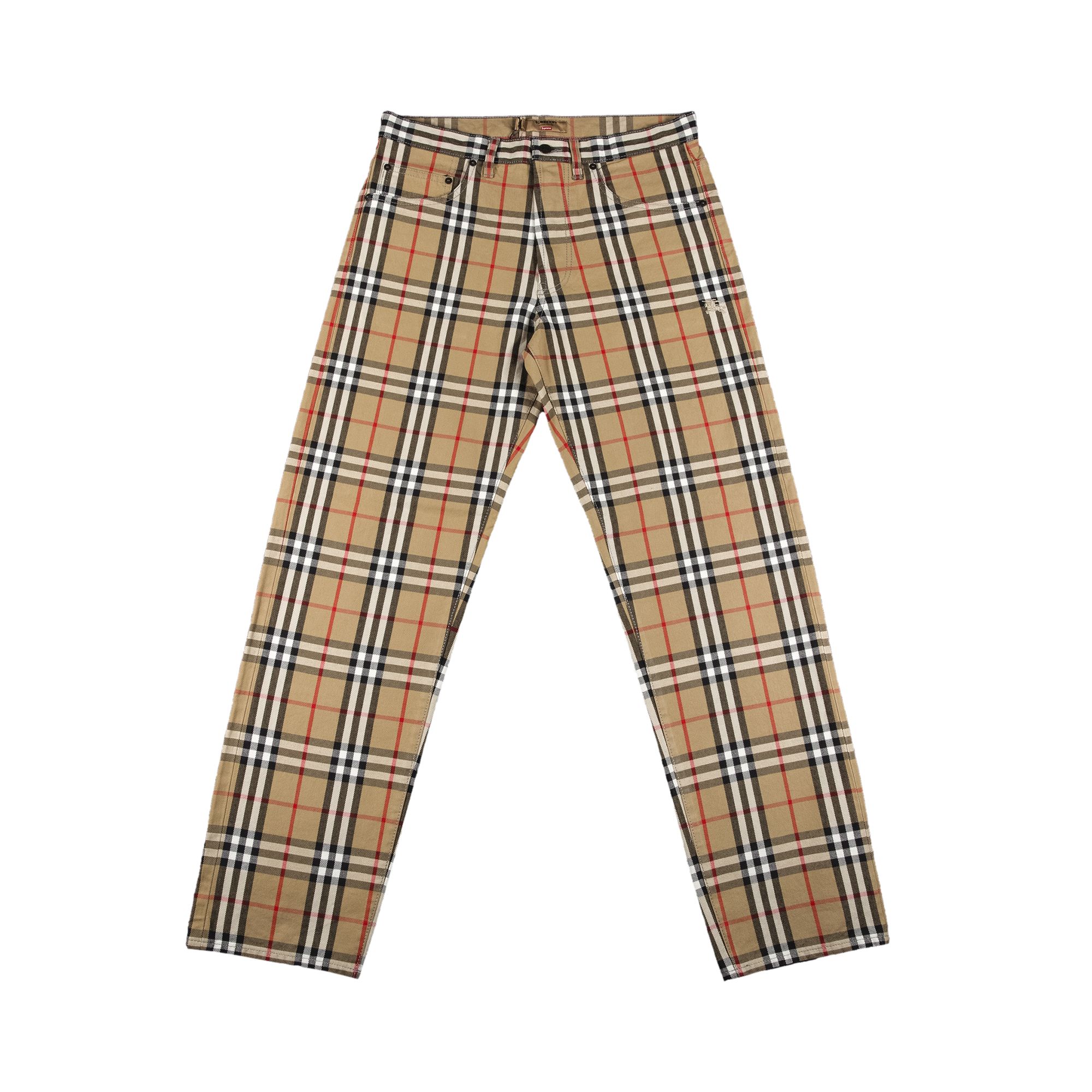 Supreme x Burberry Regular Jean 'Beige' | Tan | Men's Size 32