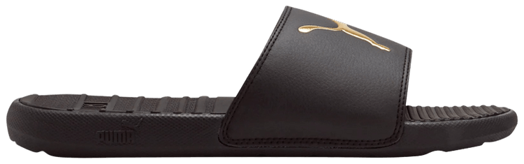 Puma Cool Cat Sport Slide Black Team Gold