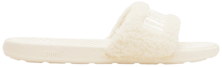 Puma Wmns Cool Cat Sherpa Slide Whisper White