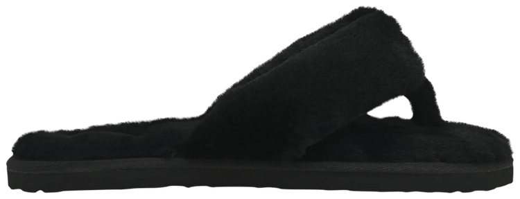 Puma Fluff Flip Slide Jr Black Team Gold