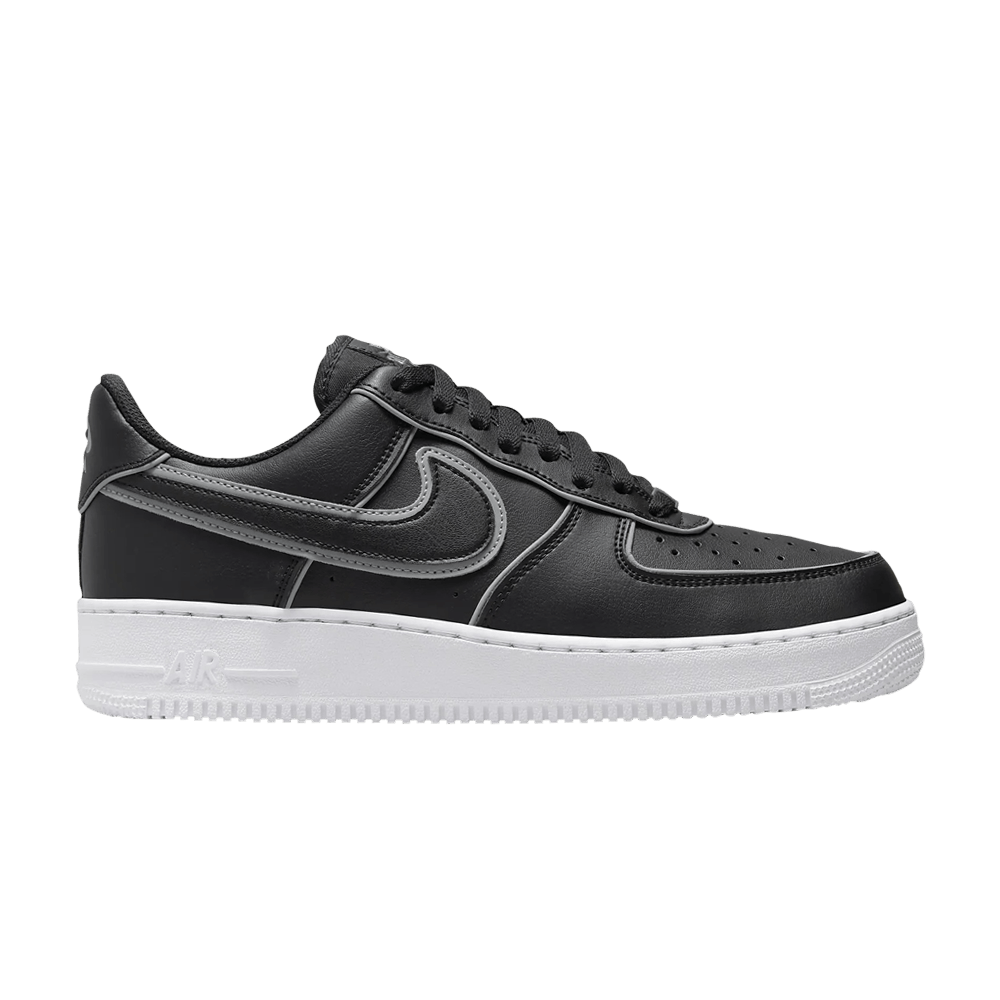 nike af1s black and white reflectives lv8