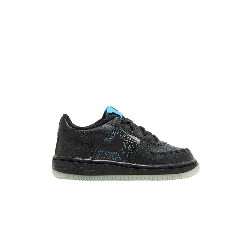 Pre-owned Nike Space Jam X Air Force 1 '07 Td 'computer Chip' | Black | Infant Size 5
