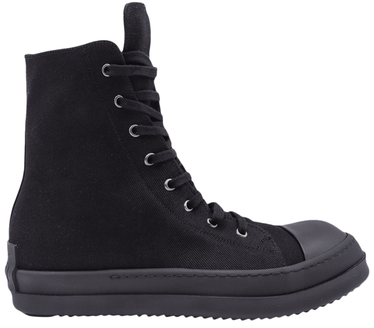 Rick Owens DRKSHDW Fogachine Cotton Denim High Black