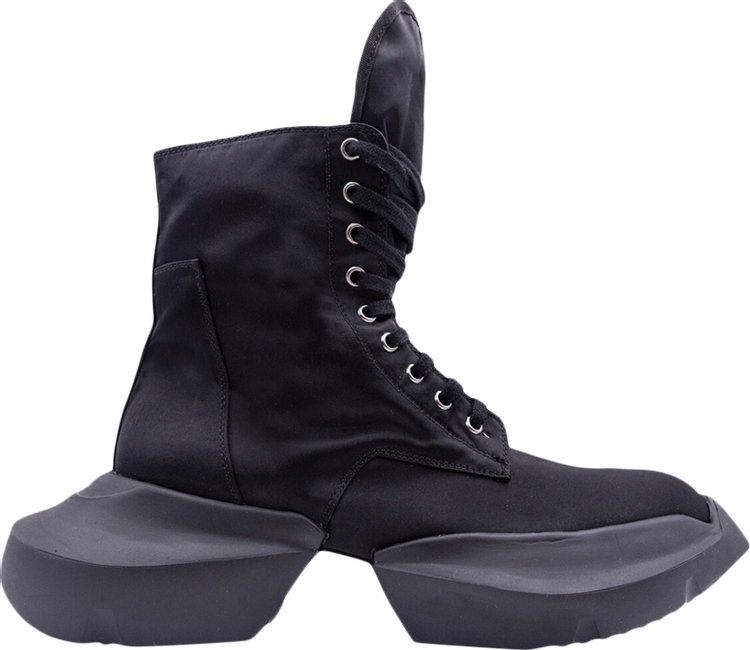 Rick Owens DRKSHDW Fogachine Cotton Army Boots 'Black'