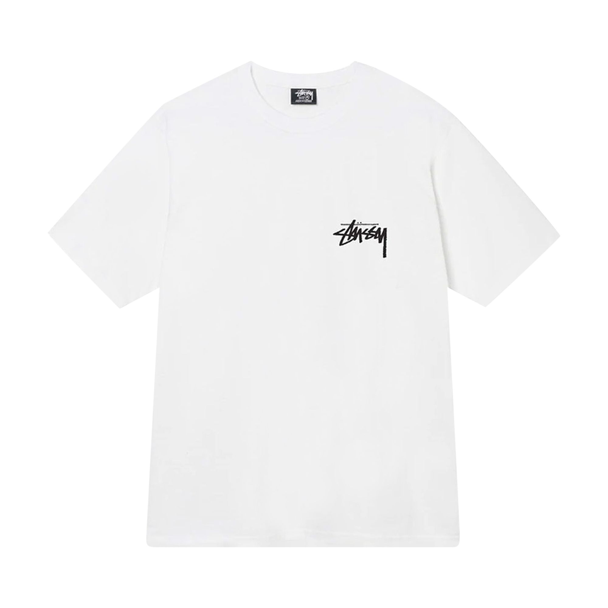 Stussy Fuzzy Dice Tee 'White' | Men's Size S