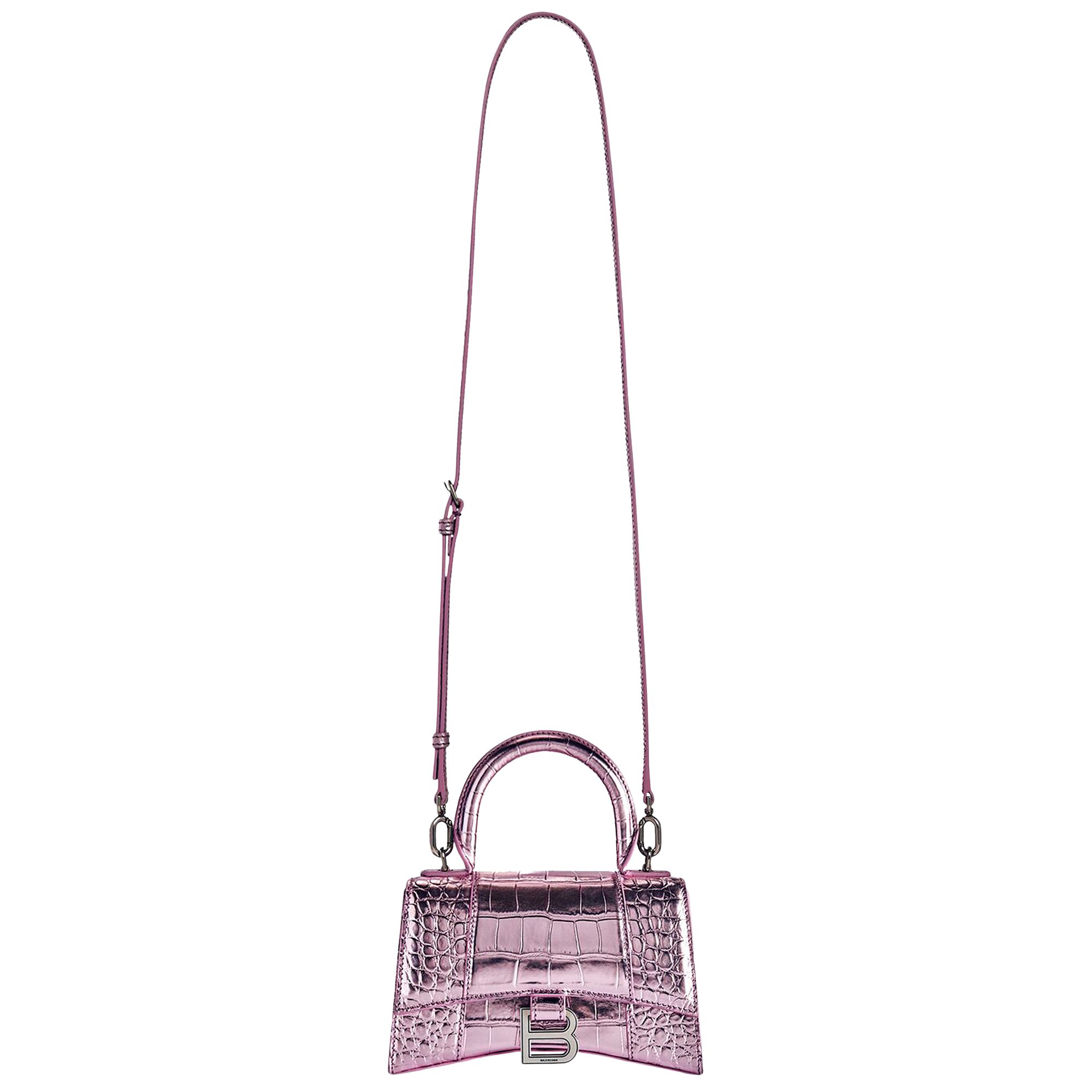 Pre-owned Balenciaga Hourglass Xs Handbag 'pink' | Women's Size Onesize