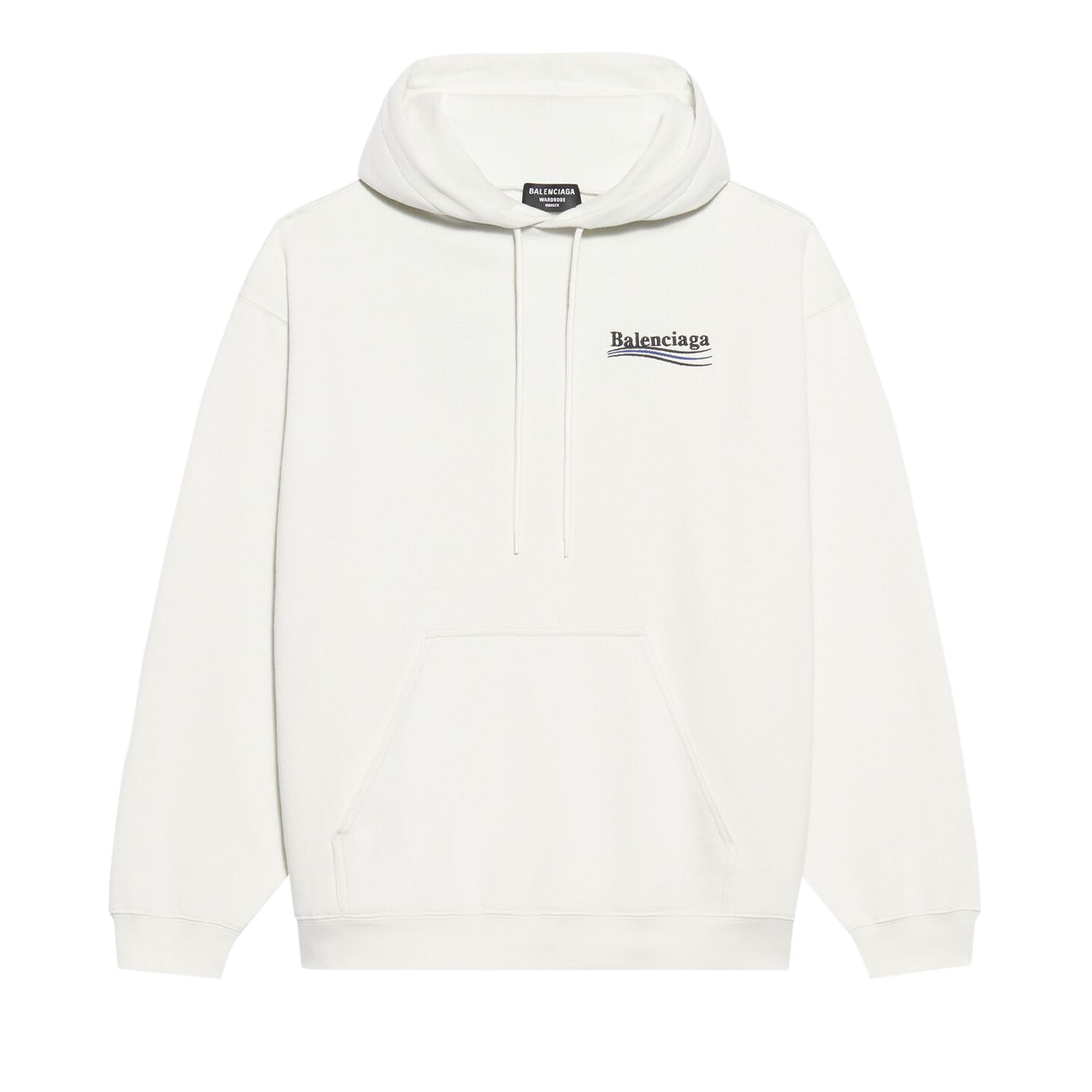 Balenciaga Political Campaign Hoodie Medium Fit 'White' | Men's Size XL