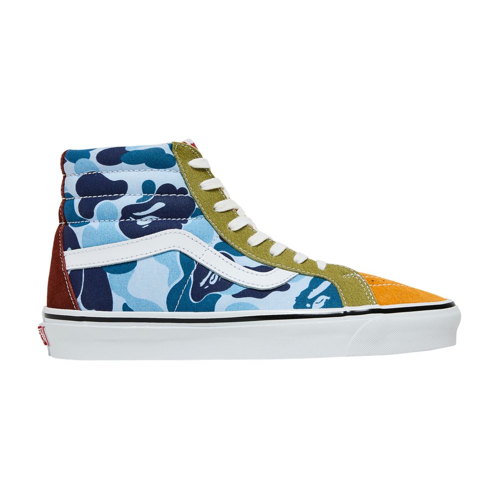 Vans BAPE x Sk8-Hi 36 DX 'Multi Camo' | Multi-Color | Men's Size 8