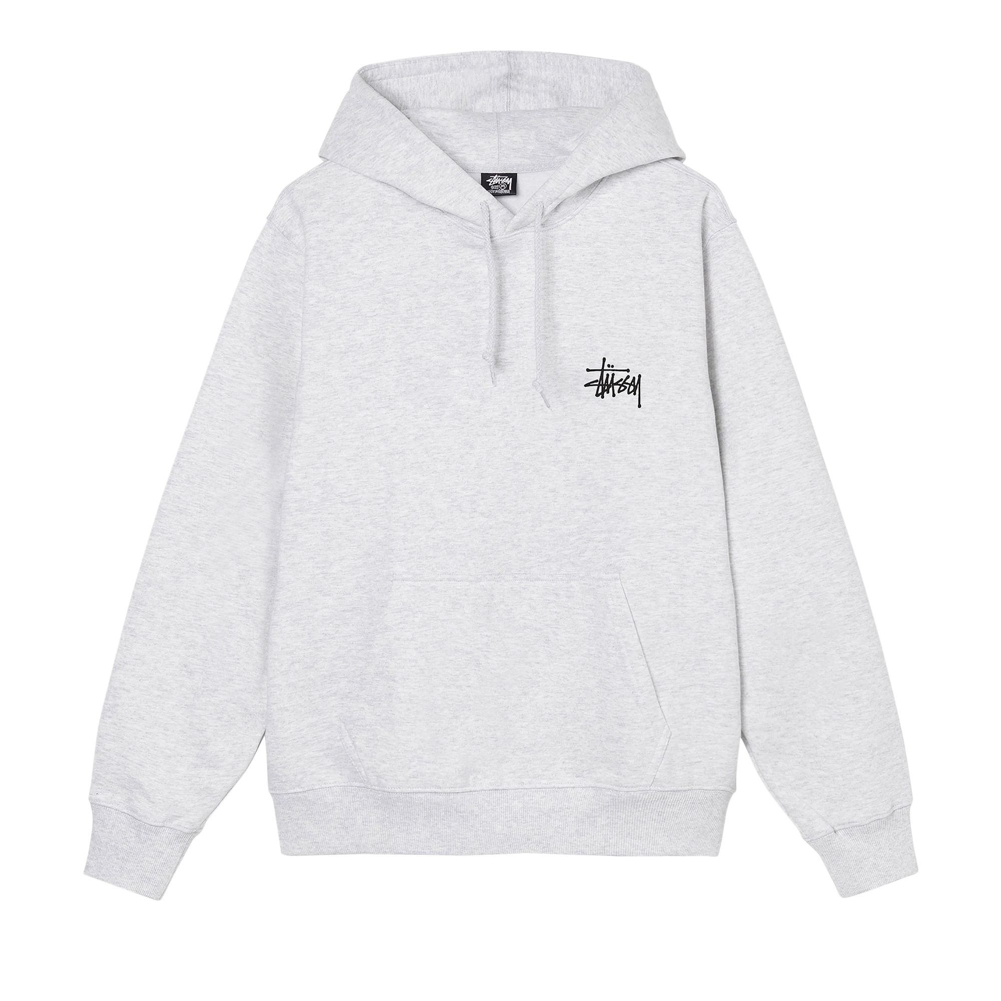 Stussy Basic Hood 'Ash Heather' | Grey | Men's Size L