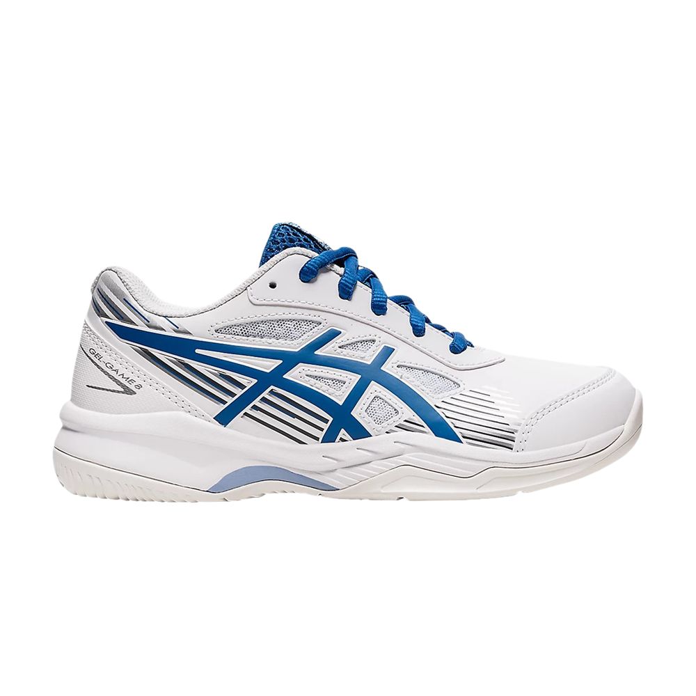 Pre-owned Asics Gel Game 8 Gs 'white Lake Drive' | Kid's Size 4