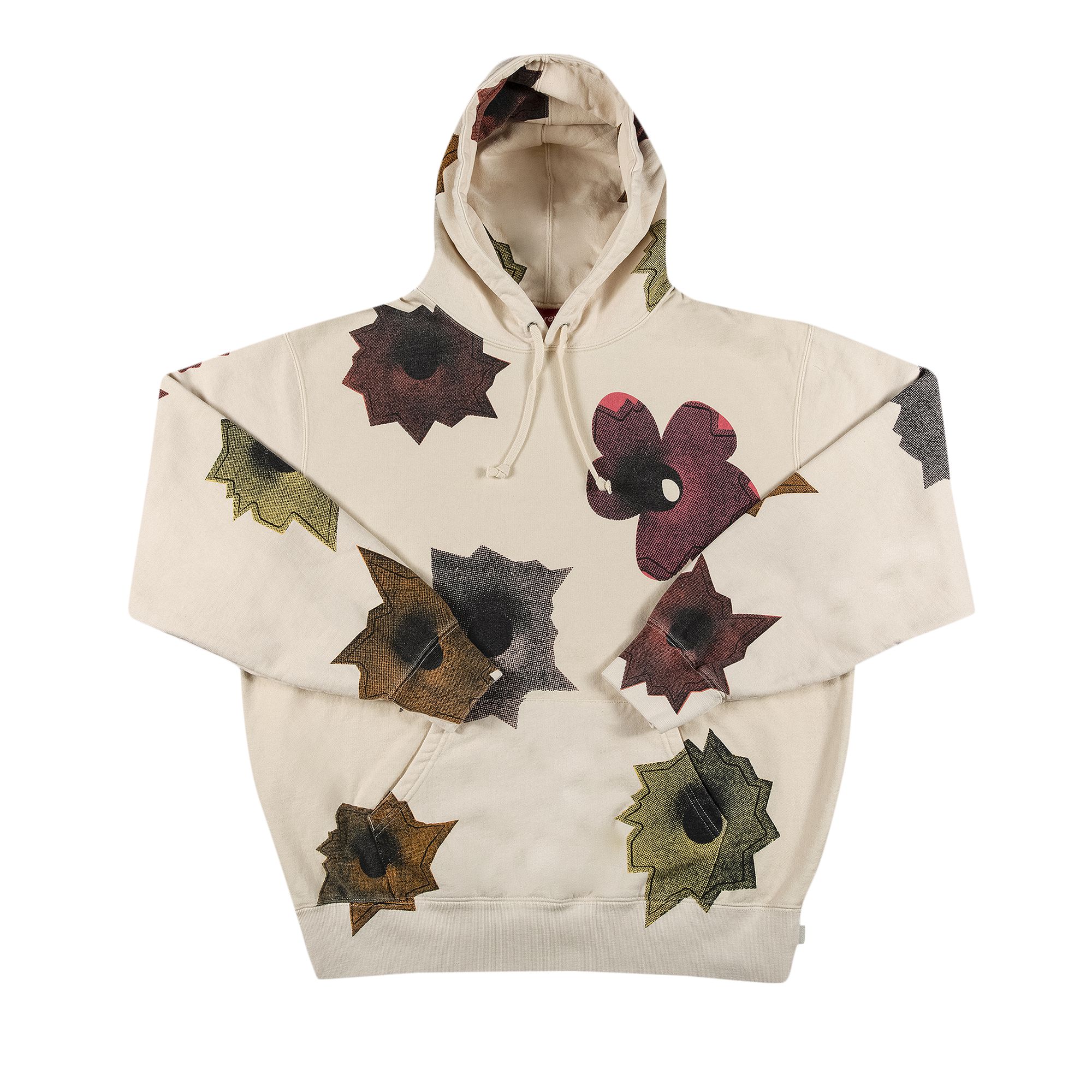 Supreme x Nate Lowman Hooded Sweatshirt 'Natural' | Cream | Men's Size L