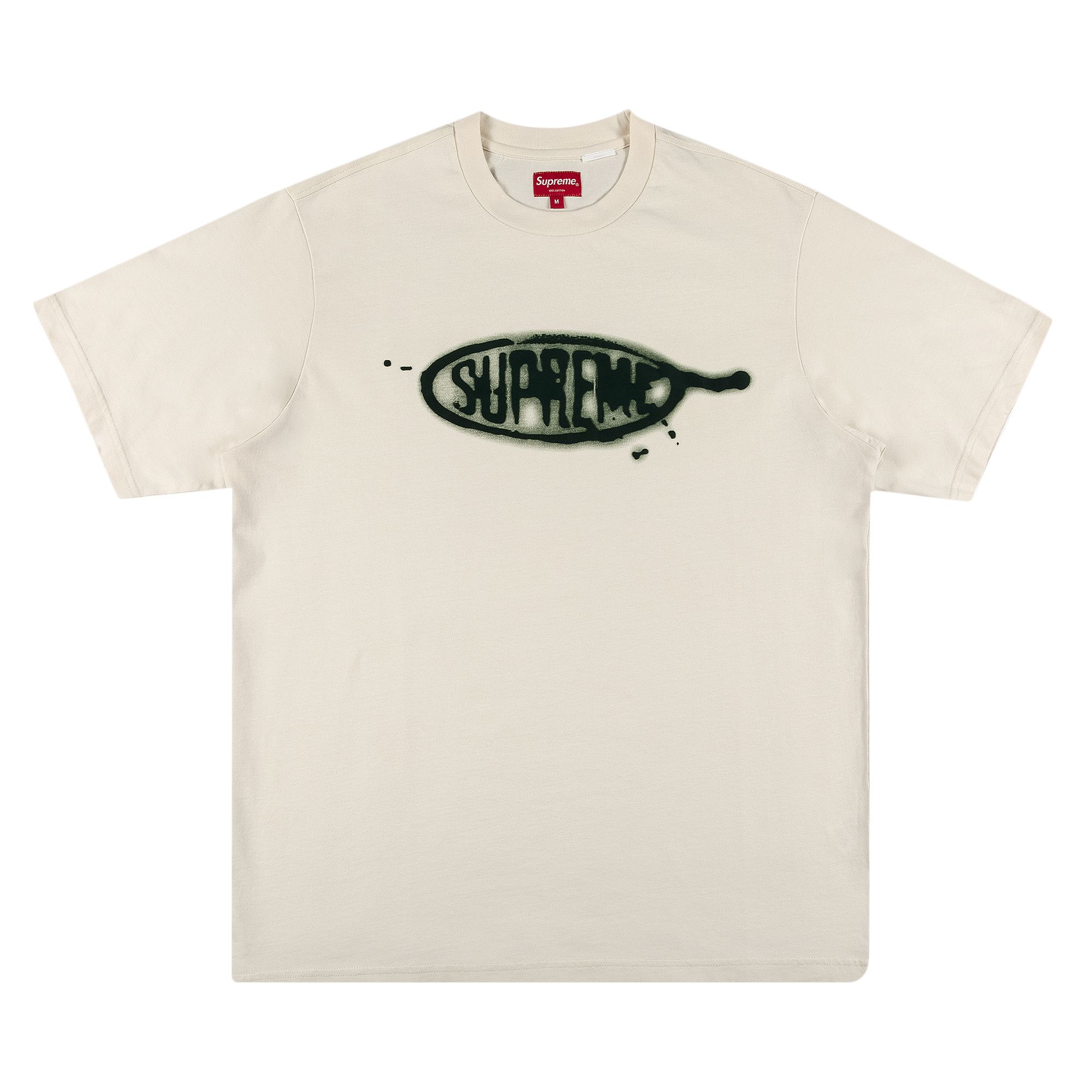 Supreme Ink Blot Short-Sleeve Top 'Natural' | Cream | Men's Size XL