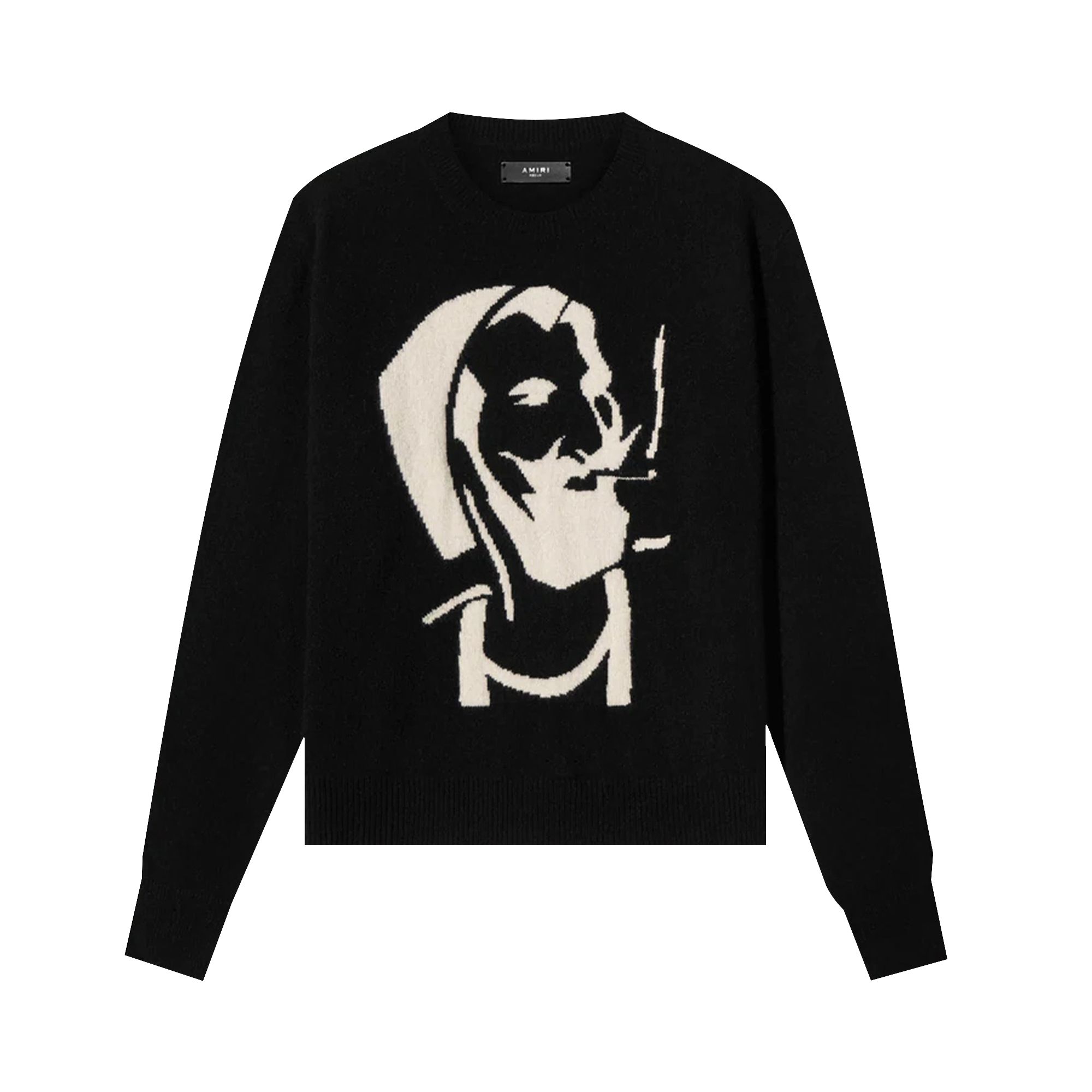Pre-owned Amiri Zig Zag Crew 'black'