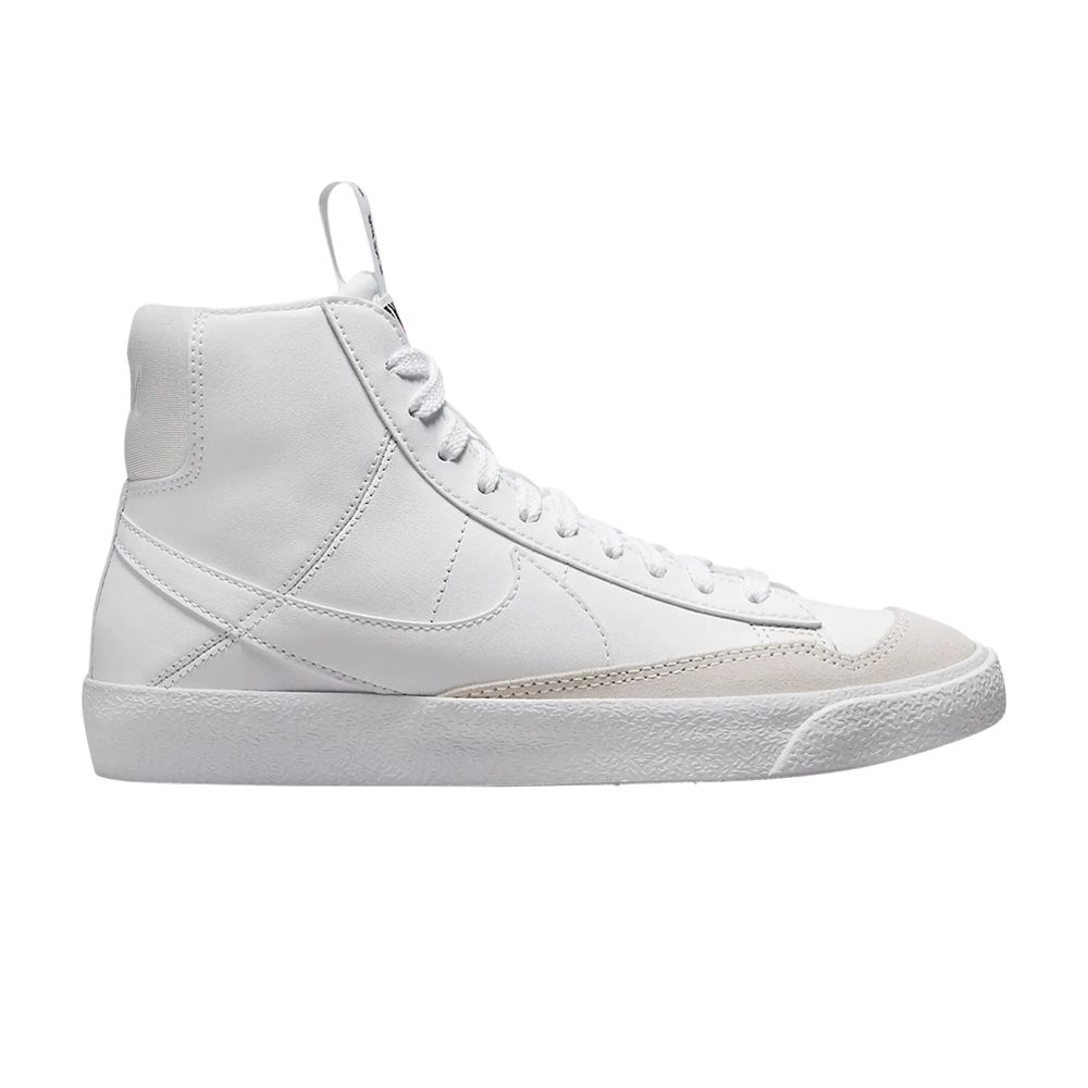 Pre-owned Nike Blazer Mid '77 Se Gs 'dance - White Black' | Kid's Size 3.5