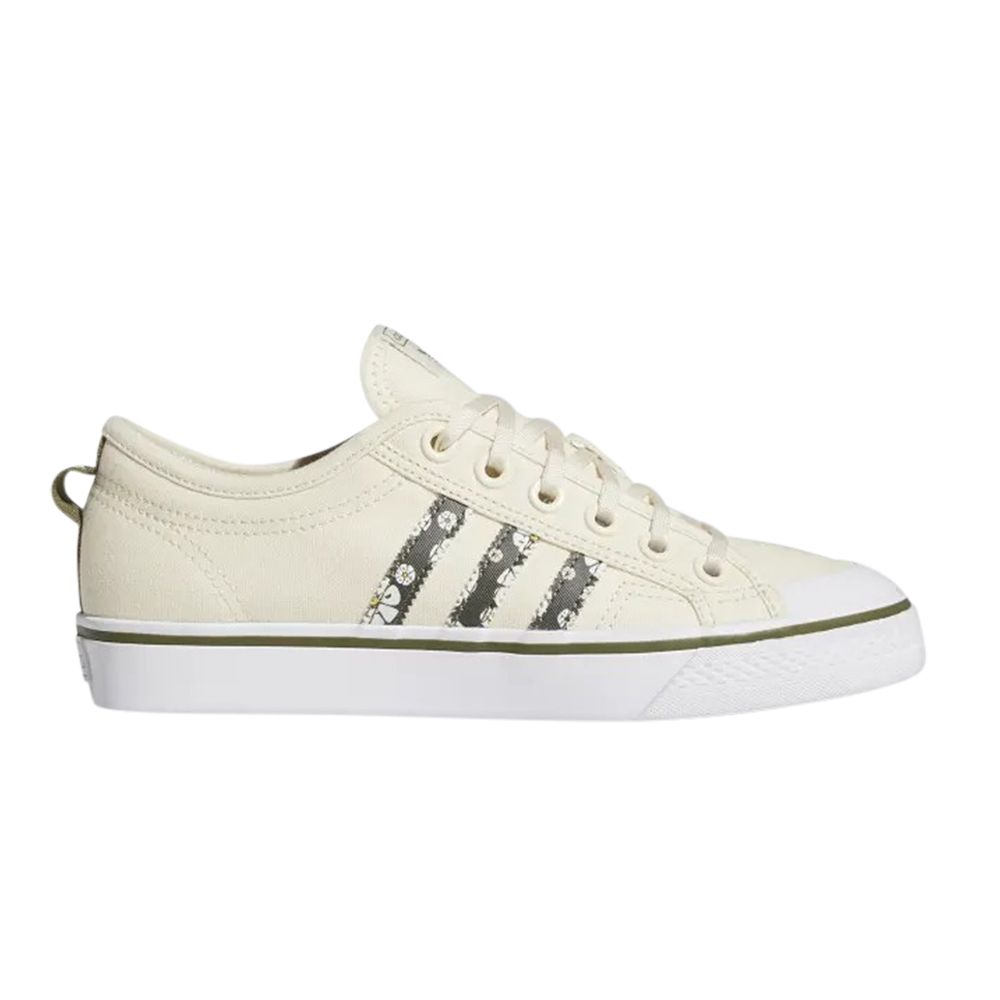 Pre-owned Adidas Originals Wmns Nizza 'floral' In White