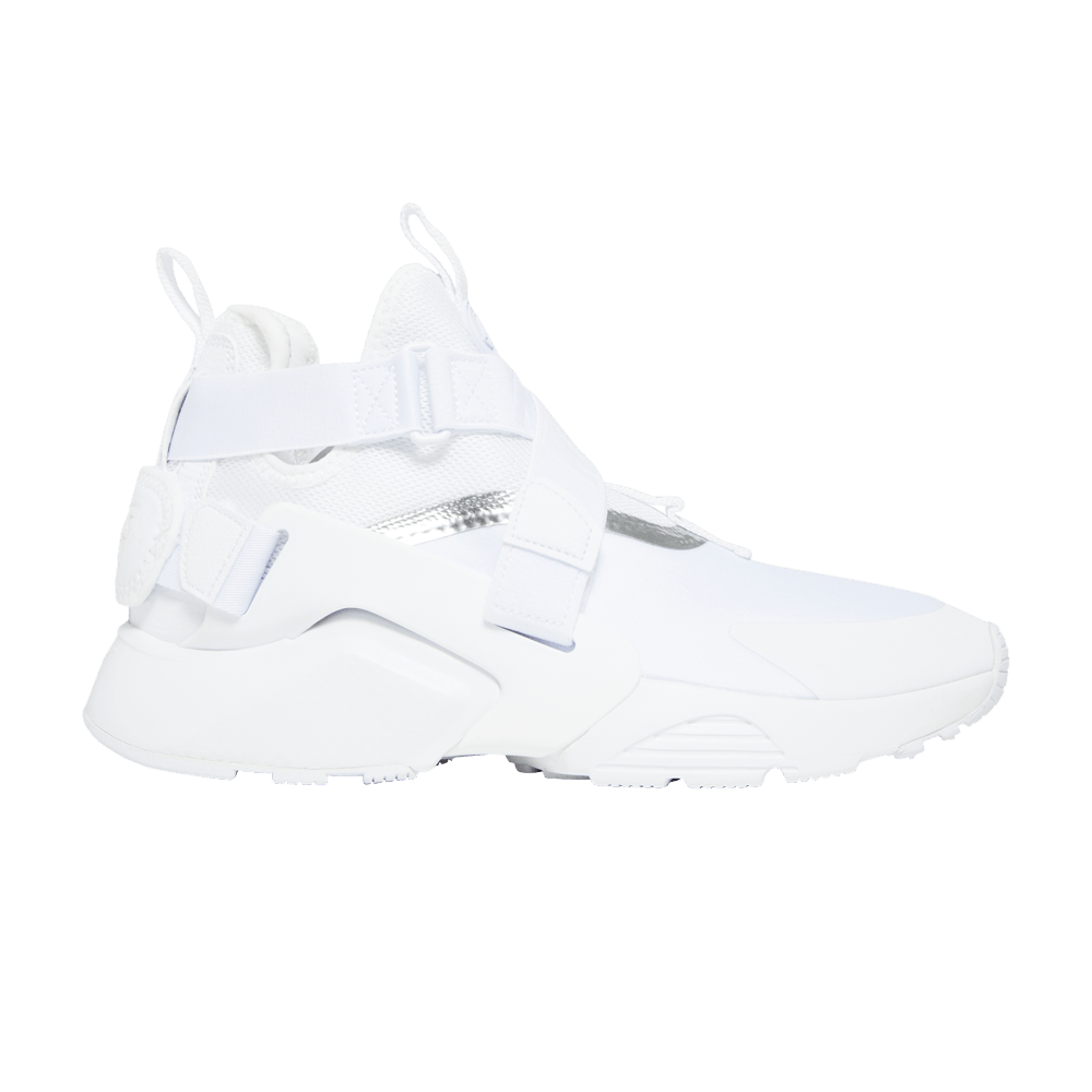 white nike huarache city