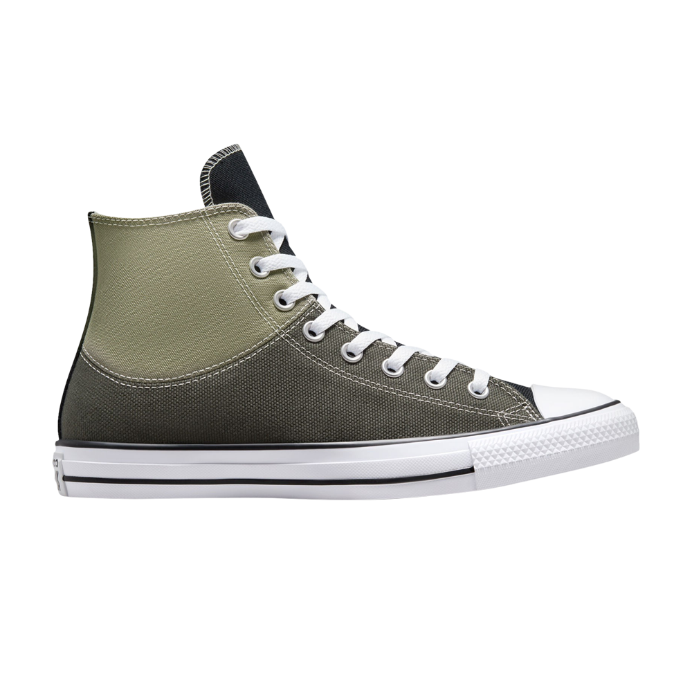 Pre-owned Converse Chuck Taylor All Star High 'split Upper - Light Field' In Green
