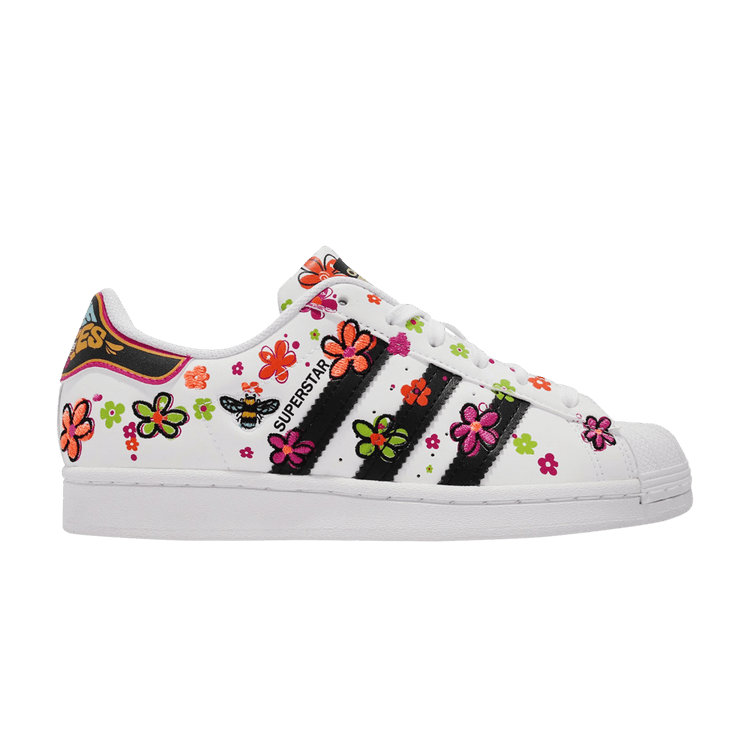 Superstar flower adidas clearance