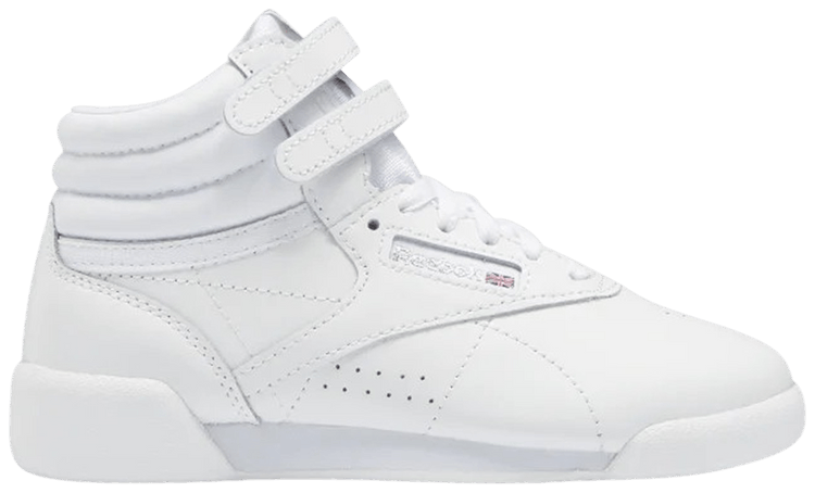 Reebok Freestyle High Little Kid Triple White