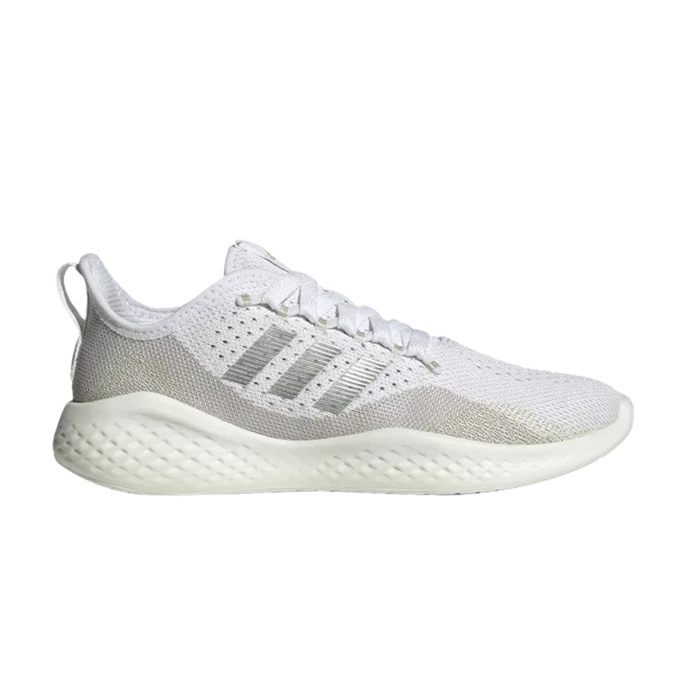 Pre-owned Adidas Originals Wmns Fluidflow 2.0 'aluminium Matte Silver' In White