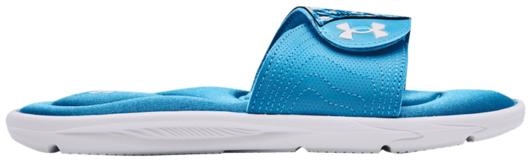 Under Armour Wmns Ignite 4 Graphic Strap Slide Radar Blue