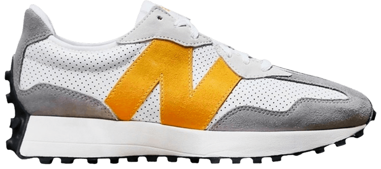 New Balance 327 White Grey Yellow JD Exclusive