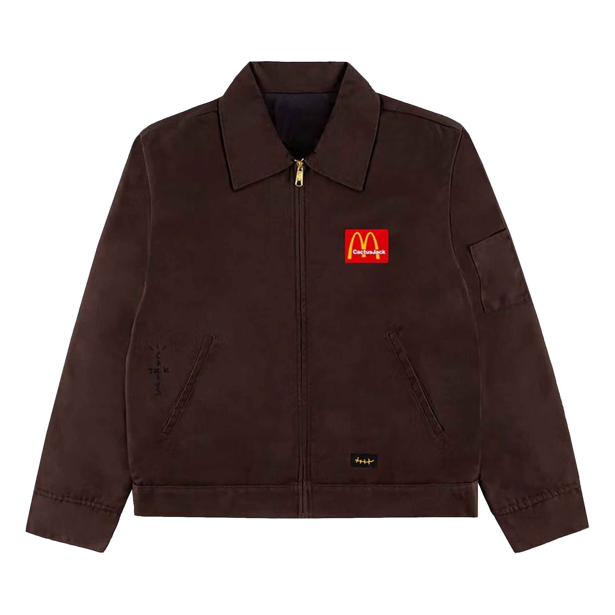 Cactus Jack by Travis Scott x McDonald's Billions Served Work Jacket 'Brown' | Men's Size M