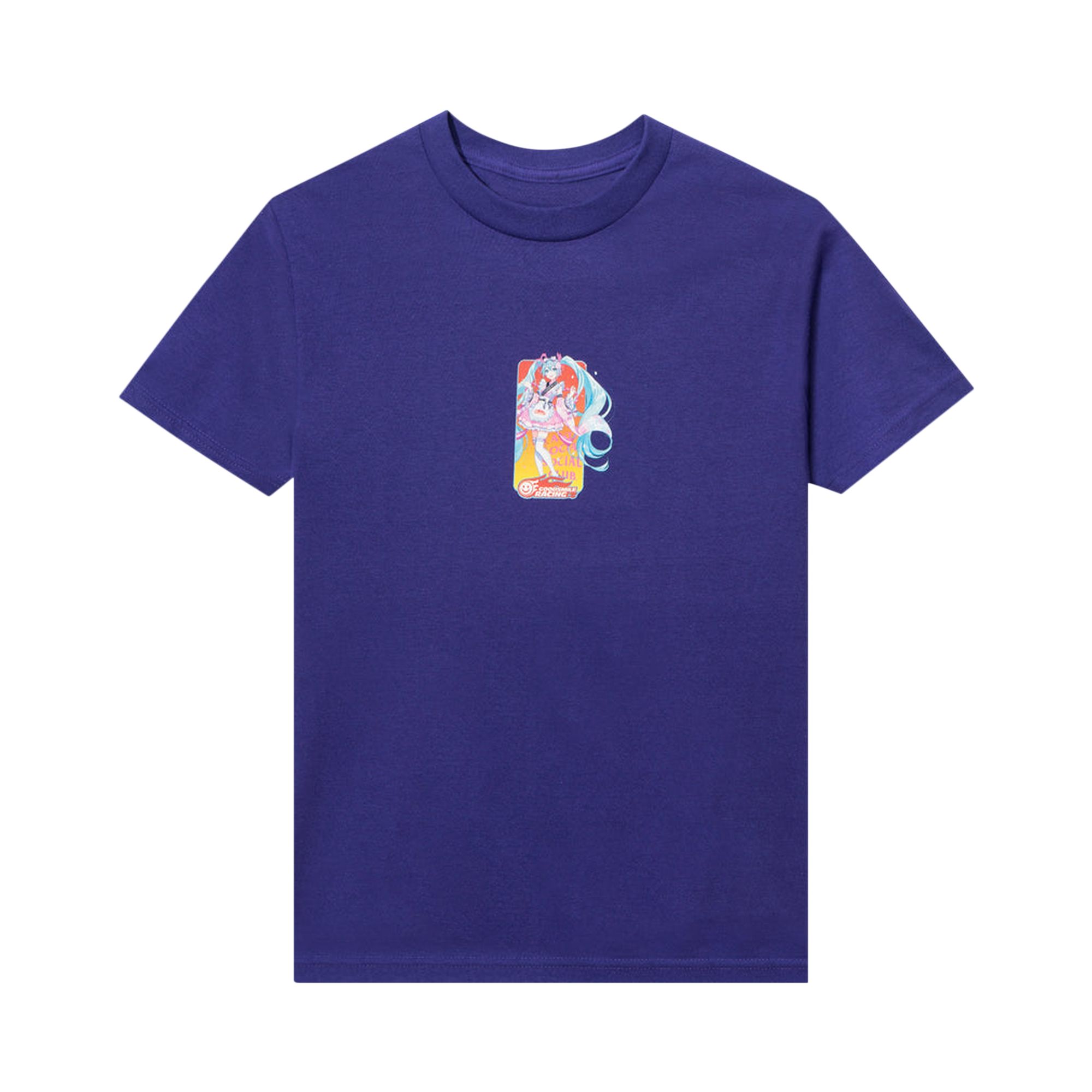 Anti Social Social Club x Good Smile Racing Hatsune Miku Tee 'Purple' | Men's Size 2XL