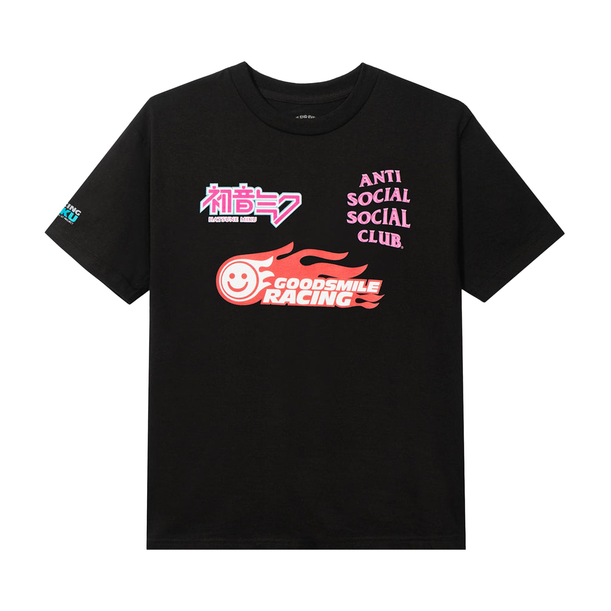 Anti Social Social Club x Good Smile Racing Logo Tee 'Black' | Men's Size S