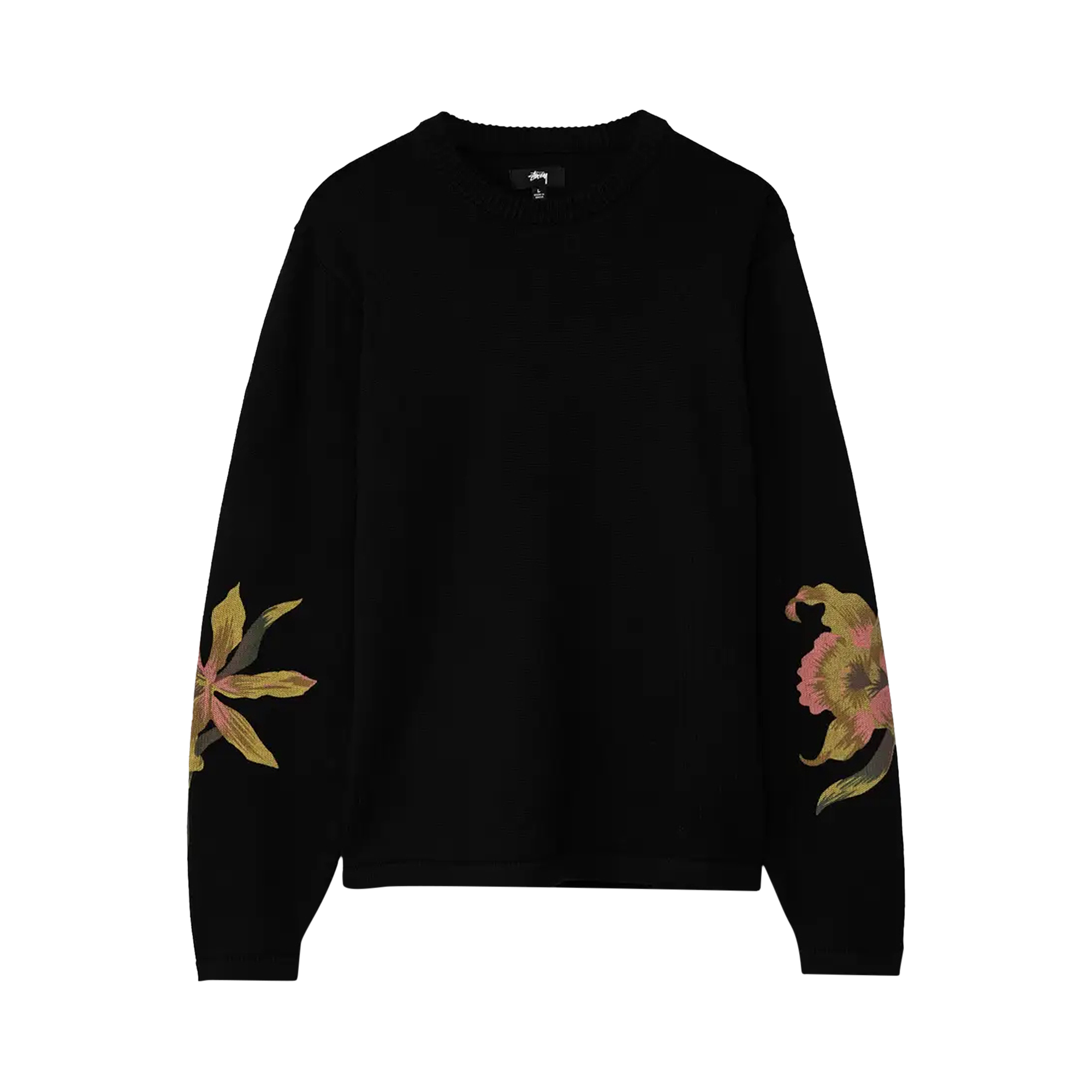 Pre-owned Stussy Orchid Sweater 'black'