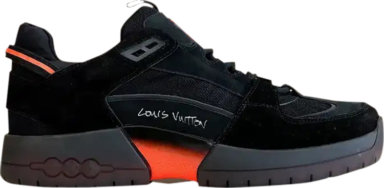 Louis Vuitton Abueline Sneakers 'Black Orange'