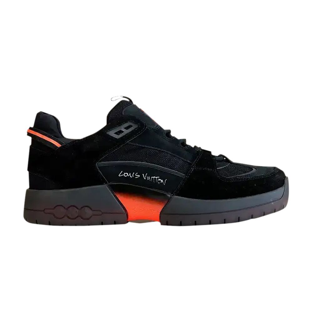 Louis Vuitton Abueline Sneakers 'Black Orange' | Men's Size 5 - 1A8J2Q
