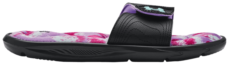 Under Armour Ignite 6 Graphic Footbed Slide GS Black Breeze