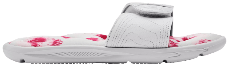 Under Armour Ignite 6 Graphic Footbed Slide GS Halo Grey White