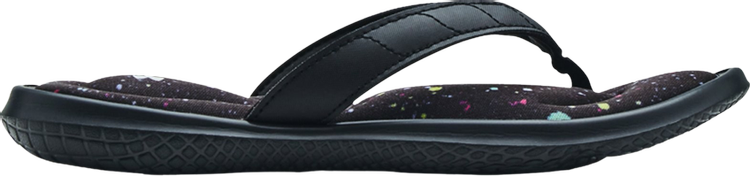 Marbella 7 Graphic Footbed Sandal GS 'Black'