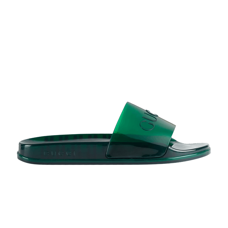 Buy Gucci Slide Sandal Transparent Green 674163 J8700 8727 GOAT
