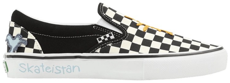 Skateistan x Vans Skate Slip On Checkerboard