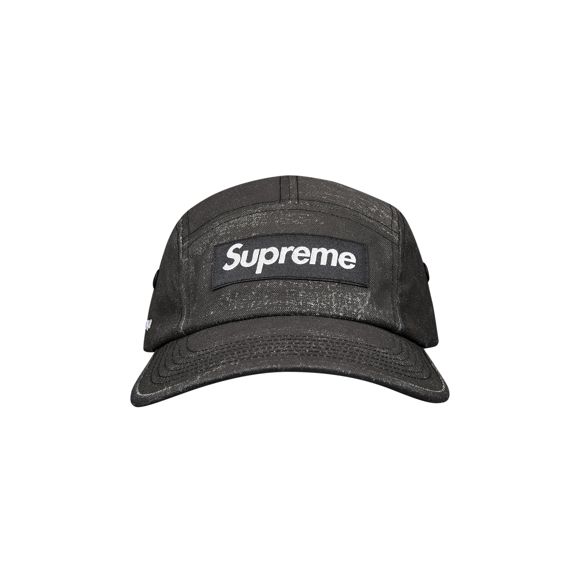 Supreme Coated Cordura Camp Cap 'Black' | Men's Size Onesize